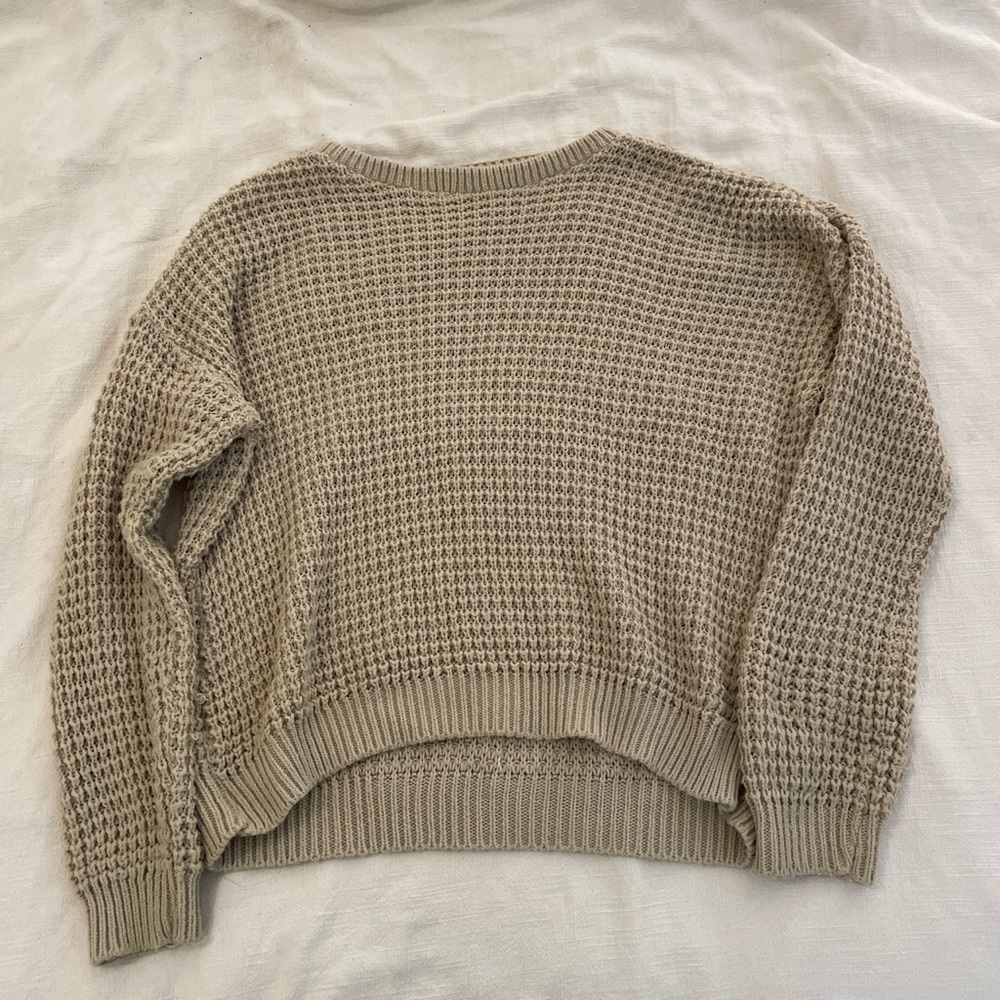 Oversized Crochet Sweater